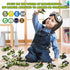 VATOS STEM Building Toys, 576 PCS Warcraft STEM Toys for 6 Year Old Boys 25-in-1 Engineering Building Bricks Destroyer Fighter Vehicles Blocks Kits Best Gifts for Kids Aged 6 7 8 9 10 11 12 Yr Old