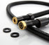 TRIPHIL Kink-free Shower Hoses Extra-long for Handheld Showerhead Hose Replacement Flexible Metal Shower Tube Extension Anti-twist 2 Brass Connectors Stainless Steel Sleeve Oil Rubbed Bronze 79 Inch