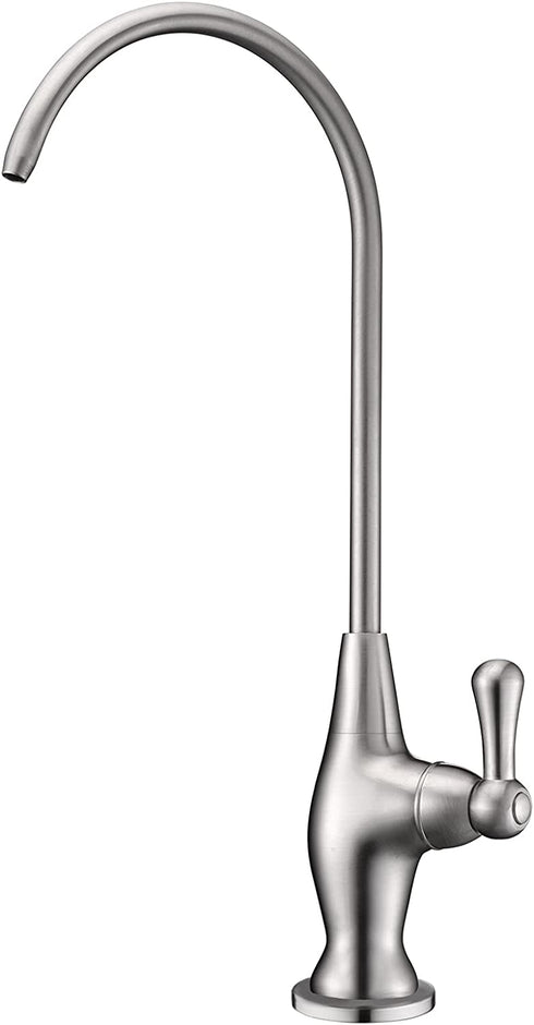 RULIA, Drinking Water Faucet,Water Filtration Faucet,Drinking Water Purifier Faucet, Kitchen Water Filter Faucet, Brushed Nickel, Stainless Steel, RB1032