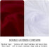 PONY DANCE Kitchen Curtains 36 Inch Length - Red Cafe Valances Decorative Window Treatment for Bathroom/ Kitchen/ Living Room (52 inches Wide x 36 inches Long, Set of 2, Free Tie-Backs)