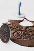 Nordic Ware Starry Night Cast Cookie Stamps, 3-inch rounds, Silver
