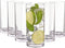 Classic 16-ounce Premium Quality Plastic Water Tumbler | Clear Set of 6
