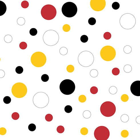 Black/Red/White/Yellow Vinyl Wall Stickers - 2 & 4 inch Circles (60 Decals)
