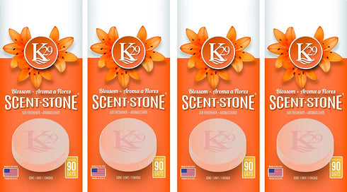 Sterling Teal (K16001-4) K29 'Blossom' Stone Air Freshener, (Pack of 4)