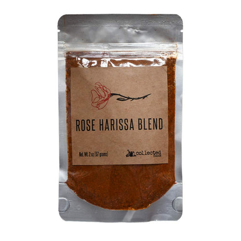 Premium Rose Harissa Spice: A beautifully crafted blend of peppers and organic rose petals - Exclusive small batch blend - 2 oz (1 Package)