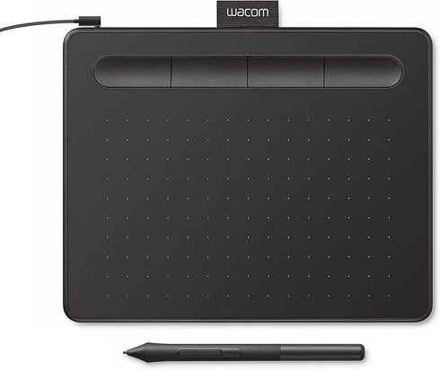 Wacom Intuos Small Graphics Drawing Tablet, includes Training & Software; 4 Customizable ExpressKeys Compatible With Chromebook Mac Android & Windows, drawing, photo/video editing, design & education