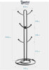 Sweese Mug Holder, Vintage Metal Wire Tree Stand for Coffee Mugs, Glasses, and Cups, 6 Mug Capacity, Black