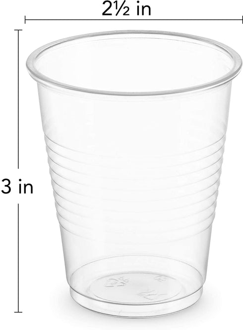 Plasticpro plastic Cups 5 oz Disposable Clear Beverage Tumbler (400 Count)
