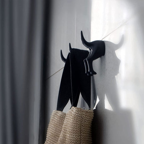 Dog Tail Hooks for Wall for Leashes,Dog Butt Hook,Key Hat Coat Towel Wall Mounted Hooks (5 Pack),Three Installation Methods
