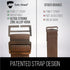 Sofa Shield Patented Large Recliner Slipcover, Reversible Tear Resistant Soft Quilted Microfiber, 28" Seat Width, Durable Furniture Stain Protector with Straps, Washable Cover for Dogs, Kid, Chocolate