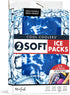 Cool Coolers by Fit + Fresh, Reusable Soft Ice Packs for Baby Bags, Flexible Bottle Ice Pack & Breastfeeding Essentials, Perfect for Breastmilk Storage, 2PK, Blue Tie Dye
