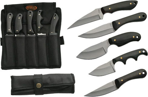 SZCO Supplies 5Pc Skinning Knife Set
