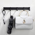 Wall Hooks Towel Hooks for Bathrooms Coat Hooks Wall Mounted Adhesive Coat Rack 5 Hooks Rack for Hanging Coats