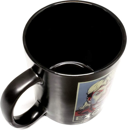 Joe Exotic - 11oz Ceramic Mug (BLACK) - Artwork on Both Sides - Funny - Quality Ceramic and Print - Foam Box Protection