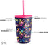 Simple Modern Dora the Explorer Toddler Cup with Lid and Silicone Straw | Kids Water Bottle Tumbler Insulated Stainless Steel Thermos | Classic Collection | 12oz, Dora Rainforest Paradise