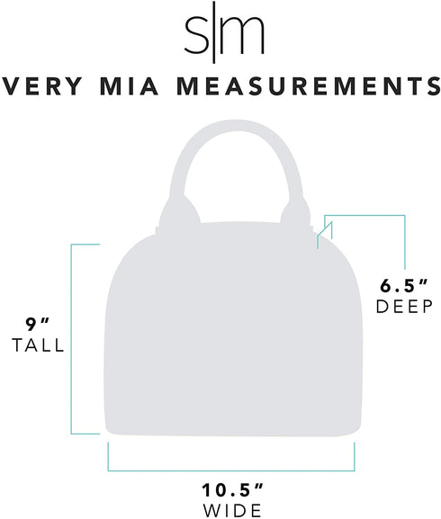 Simple Modern Insulated Adult Lunch Bag Tote - Reusable Meal Container for Women, Men, Work 5L Very Mia -Riptide