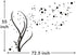 Wowelife 3D Wall Sticker Tree Wall Decal Home Decor Living Room Bedroom TV Background Black Tree Stickers(Black Left Tree, M)