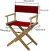 Counting Mars 2 Set Replacement Cover Canvas for Directors Chair, 20cm X 52cm + 52cm X 42cm, Red