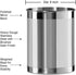 Oggi Stainless Steel Utensil Holder Small