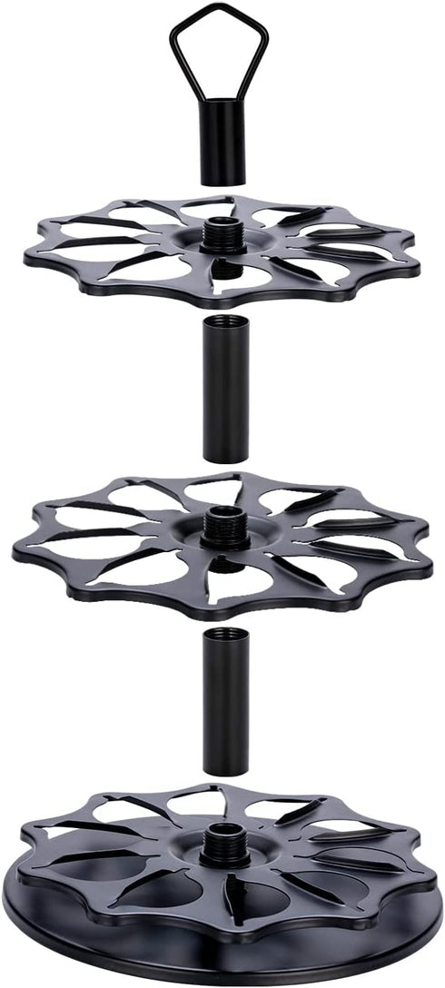 Flagship Coffee Pod Holder Carousel 3 Tier for Vertuo Pod Holder Metal DIY Install Small for Vertuo Pod Stand (30 Pods Capacity)