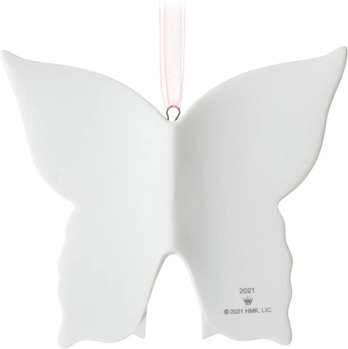 Hallmark Keepsake Christmas Ornament 2021, Strength is Beautiful Butterfly Benefiting Susan G. Komen, Porcelain