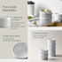 DOWAN 8 oz Ramekins - Ramekins for Creme Brulee Porcelain Ramekins Oven Safe, Classic Style Ramekins for Baking Souffle Ramekins Bowls, Set of 6, White