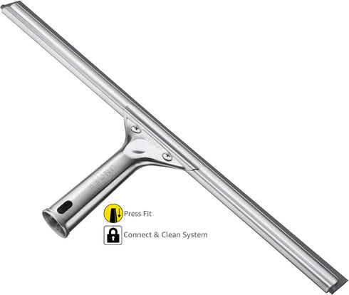 Unger Professional Stainless Steel Heavy-Duty Window and Glass Squeegee, 16"
