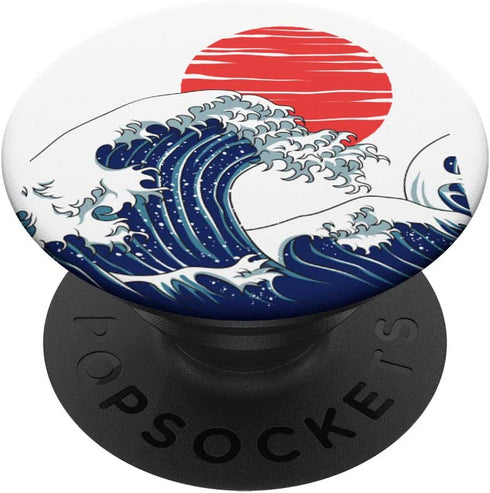 Great Wave Off Kanagawa Japanese Art Anime PopSockets PopGrip: Swappable Grip for Phones & Tablets