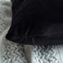 MIULEE Pack of 2 Velvet Pillow Covers Decorative Square Pillowcase Soft Solid Black Cushion Case for Sofa Bedroom Car 22 x 22 Inch 55 x 55 cm