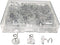 100 Pcs Bedskirt Pins, Twist Pins with Clear Heads, Bed Skirt Pin for Hold Slipcovers and Bedskirts Decoration