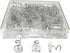 100 Pcs Bedskirt Pins, Twist Pins with Clear Heads, Bed Skirt Pin for Hold Slipcovers and Bedskirts Decoration