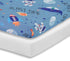 Everyday Kids 2 Pack Fitted Boys Crib Sheet, 100% Soft Breathable Microfiber Baby Sheet, Fits Standard Size Crib Mattress 28in x 52in, Nursery Sheet - Space/White
