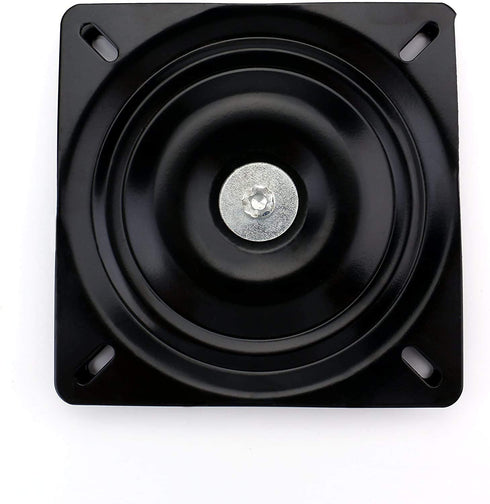 Fasmov 8" Heavy Duty Bar Stool Swivel Replacement Seat Swivel Base Bar Stool Swivel Plate, Black