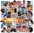 50PCS Pop Singer Bad Bunny Stickers for Laptop and Water Bottles,Waterproof Durable Trendy Vinyl Laptop Decal Stickers Pack for Teens, Water Bottles, Computer, Travel Case (Bad Bunny)