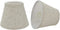 Aspen Creative 32063-2 Small Hardback Empire Shape Chandelier Set (2 Pack), Transitional Design in Beige, 5" Bottom Width (3" x 5" x 4") Clip ON LAMP Shade