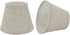 Aspen Creative 32063-2 Small Hardback Empire Shape Chandelier Set (2 Pack), Transitional Design in Beige, 5" Bottom Width (3" x 5" x 4") Clip ON LAMP Shade