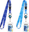 MNGARISTA Cruise Lanyards, Adjustable Lanyard with Retractable Reel, Waterproof ID Badge Holder for All Cruises Ships Key Cards, 2pack