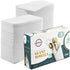 MontoPack Disposable White Linen-Feel Guest Towels | Soft, Absorbent, Cloth-Like Hand Napkins for Powder Room, Kitchen, Bathroom, Parties, & Weddings | 150 Pack, 8?x4? (Folded) 11.5?x16.5 (150 Pack)