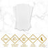 MontoPack Disposable White Linen-Feel Guest Towels | Soft, Absorbent, Cloth-Like Hand Napkins for Powder Room, Kitchen, Bathroom, Parties, & Weddings | 150 Pack, 8?x4? (Folded) 11.5?x16.5 (150 Pack)