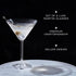 JoyJolt Olivia Crystal Martini Glasses - Premium Glassware Set Made in Europe - 9.2 oz Tall Martini Glasses - Elegant Cocktail Glasses - Set of 2 Martini Glass for Drinks such as Martini or Manhattan