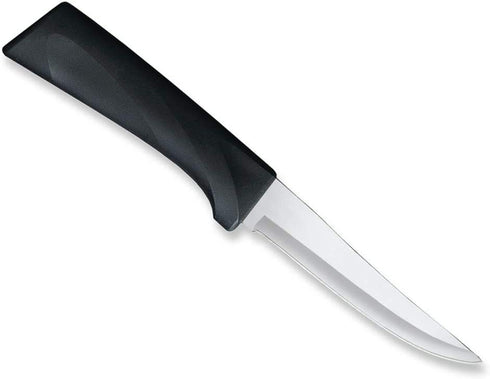 Rada Cutlery Anthem Series Super Parer Paring Knife Stainless Steel Blade with Ergonomic Black Resin Handle, 9 Inches