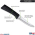 Rada Cutlery Anthem Series Super Parer Paring Knife Stainless Steel Blade with Ergonomic Black Resin Handle, 9 Inches