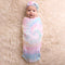 Itzy Ritzy Cocoon & Hat Swaddle Set, Cutie Cocoon Includes Name Announcement Card & Matching Jersey Knit Cocoon & Hat Set, Perfect for Newborn Photos, for Ages 0 to 3 Months, Rainbow Swirl Tie Dye