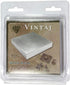 The Beadsmith Vintaj Steel Bench Block - Flat Anvil Jewelers Tool - Solid Metal Bench Block for Jewelry and Stamping - Protect Your Work Surface - 4 x 4 x 0.5 inches