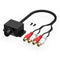 CHELINK Universal Car RCA Remote Amplifier Level Controller RCA Bass Knob Sub Amp Volume Control Cable