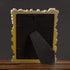 Gold Frame 4x6 inch,Decorative Gold Picture Frames Designed with Golden Palm Leaves,Gold Decor 4x6 Display Pictures Frame Set