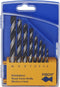 Fisch 01200008K Standard Wood Twist Drill Set in Plastic Box, 0 V, Multi-Colour, 3-10 mm, 8-Piece