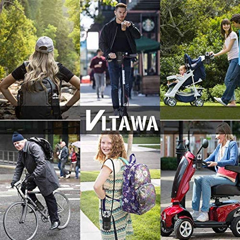 VLTAWA Bike Water Bottle Holder, Bike Cup Holder, Bicycle Water Bottle Holder, Bike Drink Holder, No Screw-Insulated-Sturdy-Adaptable (Signal Large)