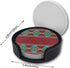 Southwest Southwestern Navajo Abstract Aztec Leather Coasters Cup Mats For Drinks With Holder,Set Of 6