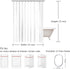 New York Subway Map Shower Curtain White Subway Map Shower Curtains for Bathroom Waterproof Polyester Fabric Shower Curtain Sets with Hooks 72x72 Inch